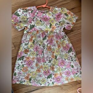Zara girls floral dress